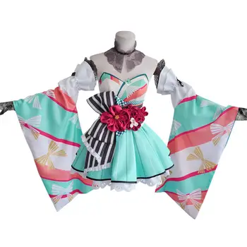 

Vocaloid Hatsune Miku 2020 39culture World Yukata Dress Kimono Outfit Anime Cosplay Carnaval Costume Halloween Christmas Costume