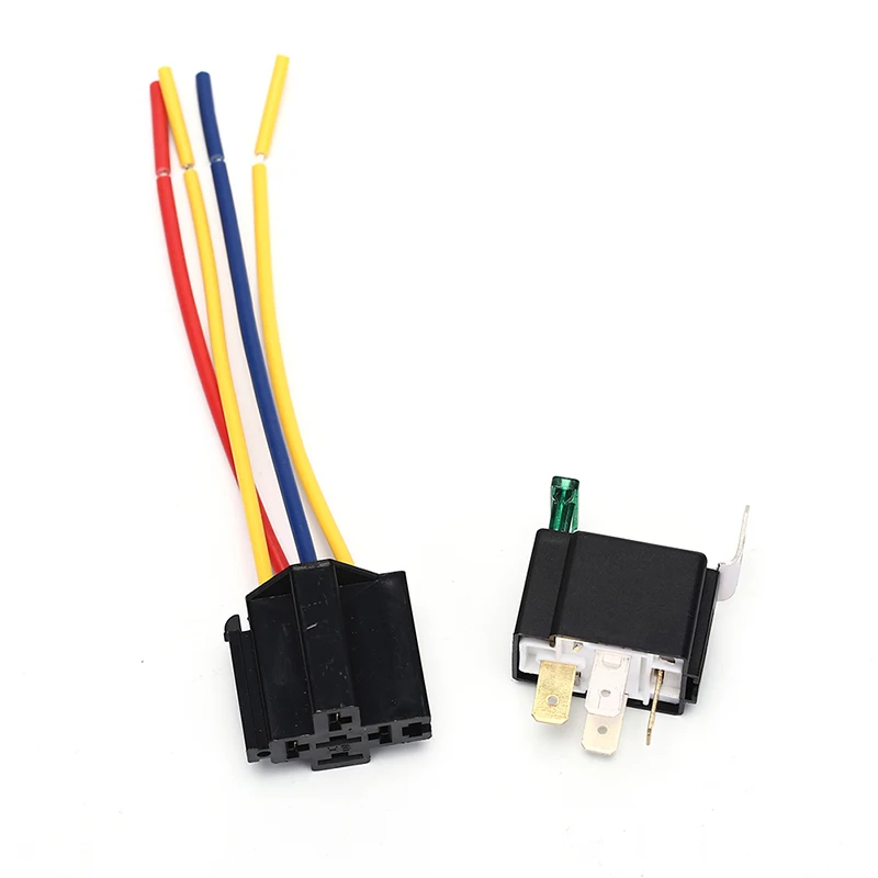 Waterproof prewired 5pin car relay harness holders 40A/12V with relay socket _F2 