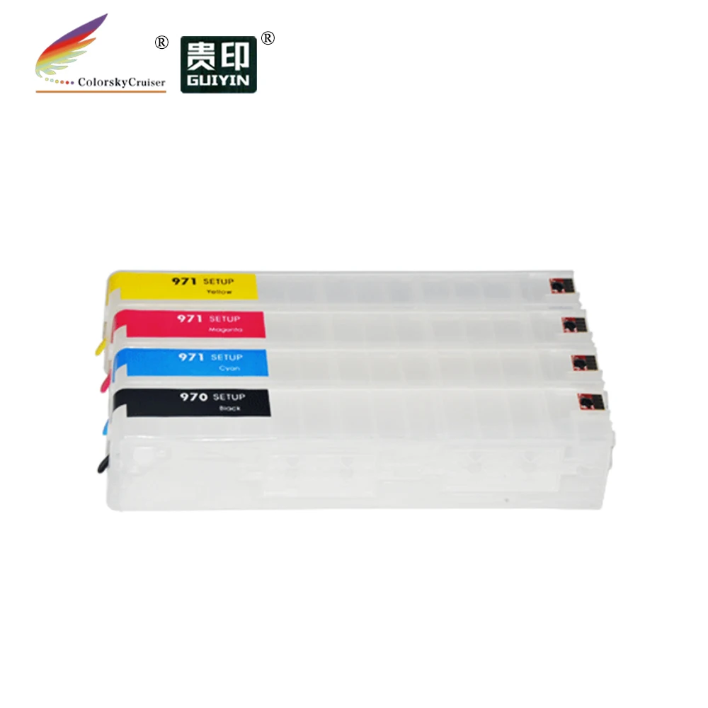 (RCH971XL) Заправляемый Картридж для струйного принтера HP 970 971 XL Officejet Pro X451dn X451dw X476dn