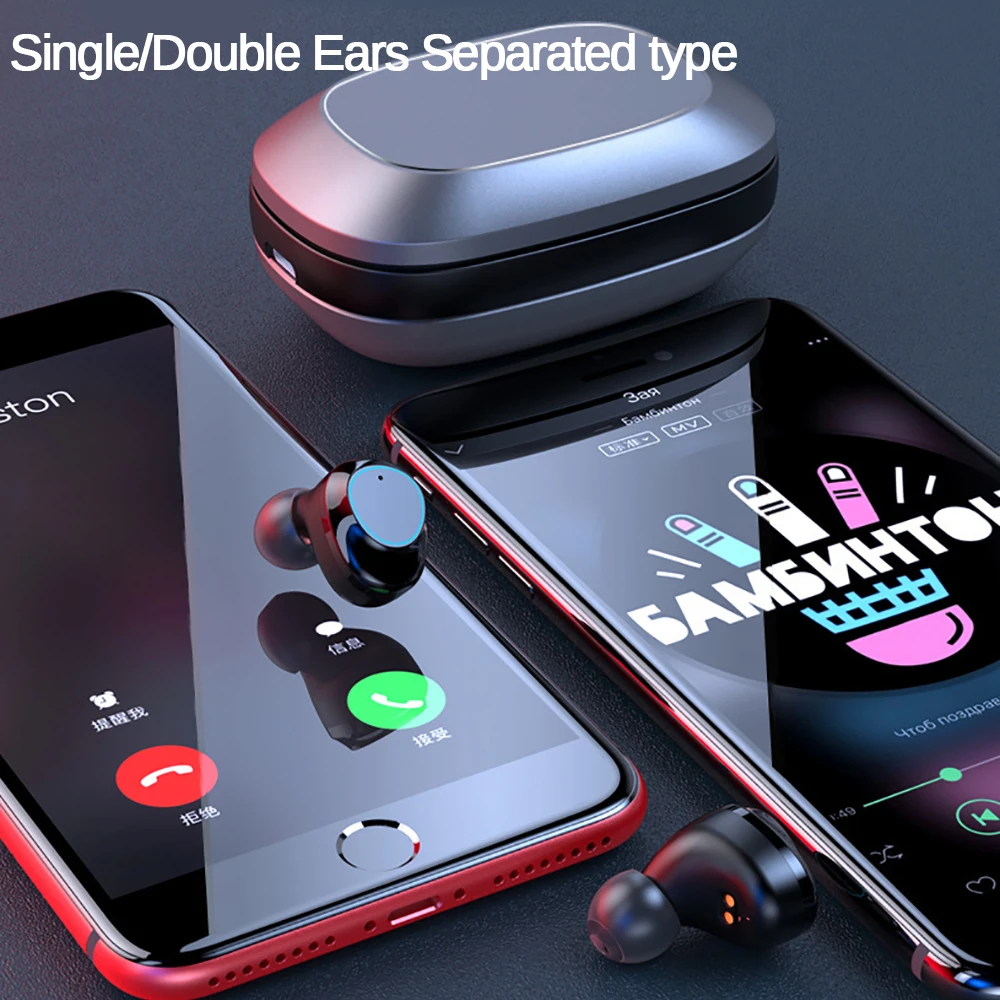 G16 TWS Аурикулярные bluetooth наушники тяжелый бас 6D стерео HiFi Звук светодиодный дисплей гарнитуры 3000 мАч зарядная коробка IPX7 Wa