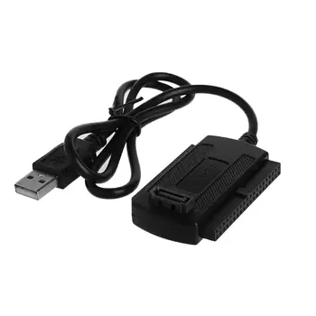

USB 2.0 to IDE/SATA 2.5" 3.5" Hard Drive Disk HDD Converter Adapter Cable New