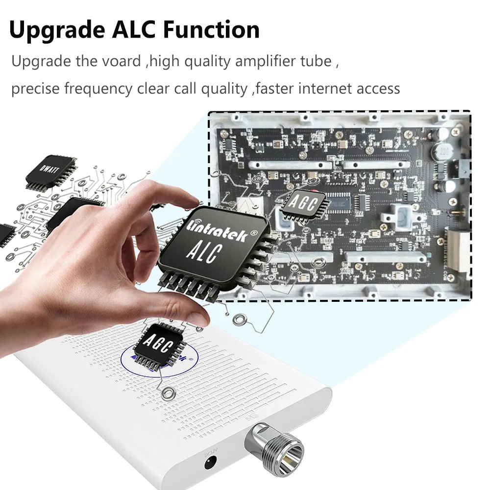 lintratek 70dB 3G 4G Dual band cellular amplifier