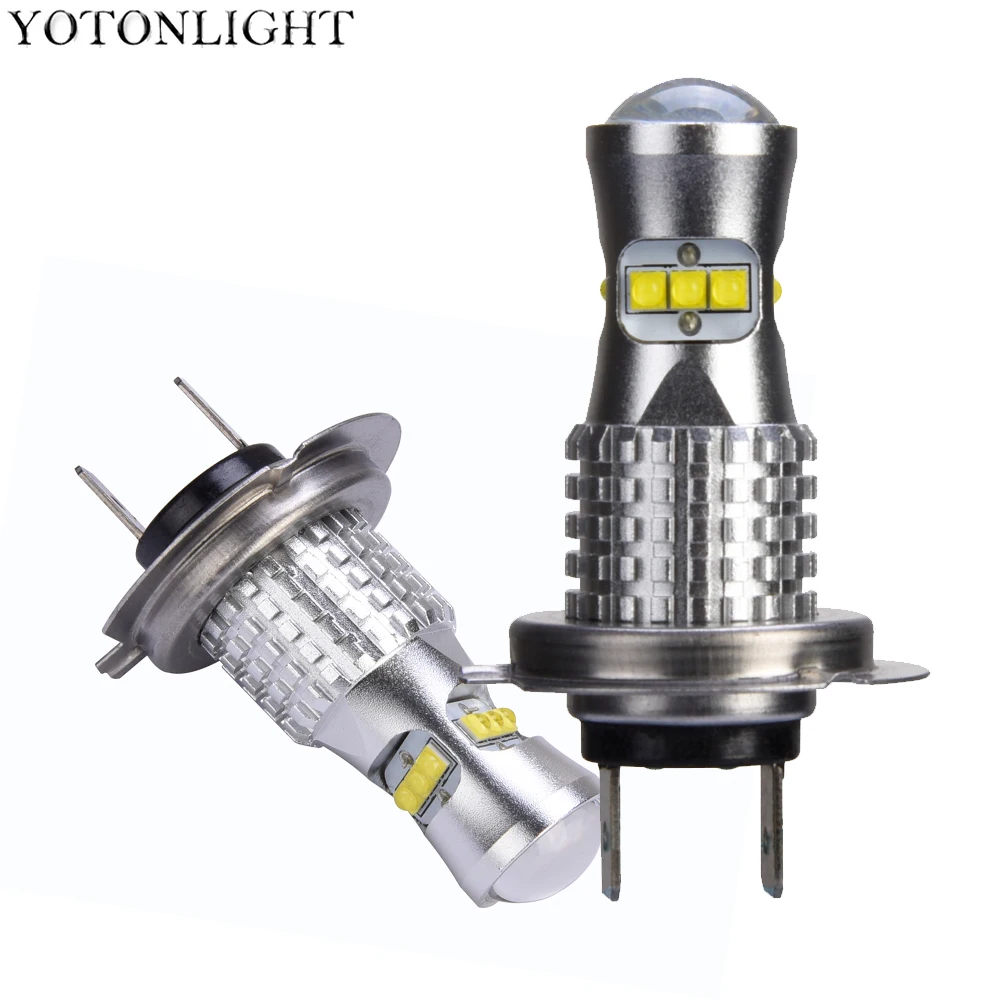 

YOTONLIGHT 2Pcs H7 Led Bulb H11 H8 H9 H10 9005 9006 hb3 hb4 5202 H16 Car Light Fog Lamp DRL Auto Led Daytime Running Lights 12V