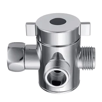 

3 Way Shower Head Diverter Valve Three Function Switch Adapter Connector T-adapter For Toilet Bidet Shower Dropshipping