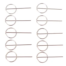 Éjection de broche de retrait de plateau de carte Sim, outil de retrait d'aiguille pour le retrait de téléphone portable 10 pièces