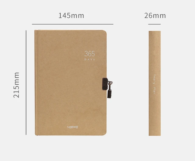 Retro Thicken Blank Paper Notebook Notepad Leather Book A5 