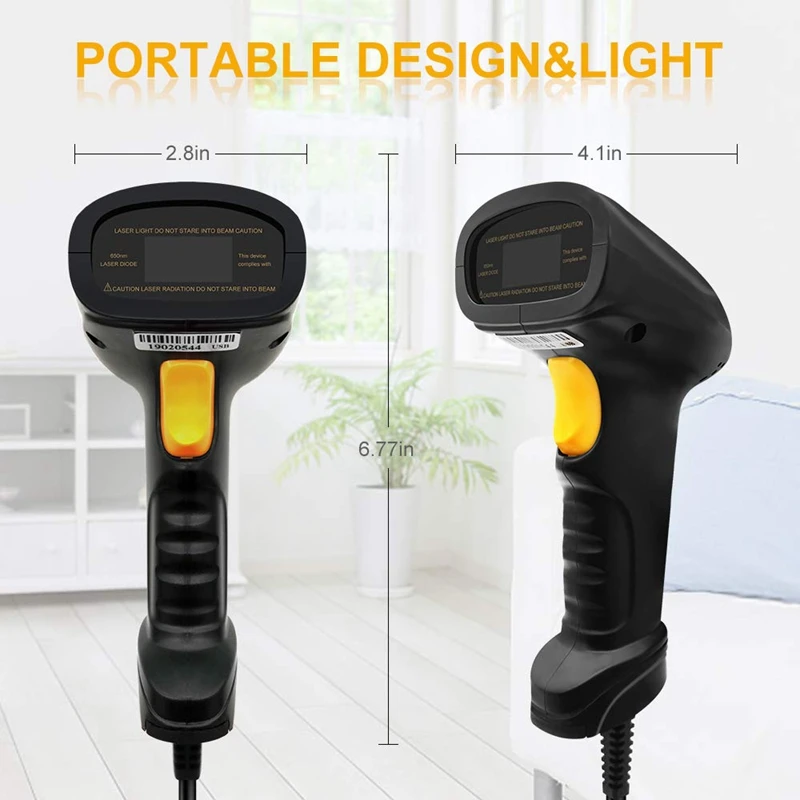 Сканер штрих-кода с USB кабелем для POS супермаркета библиотеки Экспресс-компании розничного магазина