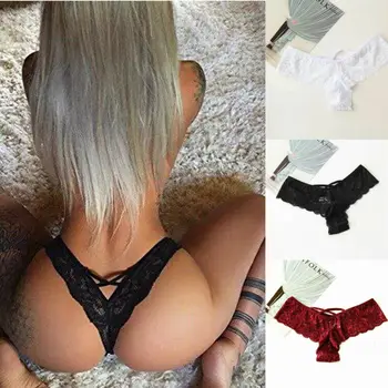 

Sexy Thongs Underwear Women Seamless Lingerie Lace Panties Bikini Knickers G-string Underpant Briefs tanga Female Thong S-3XL