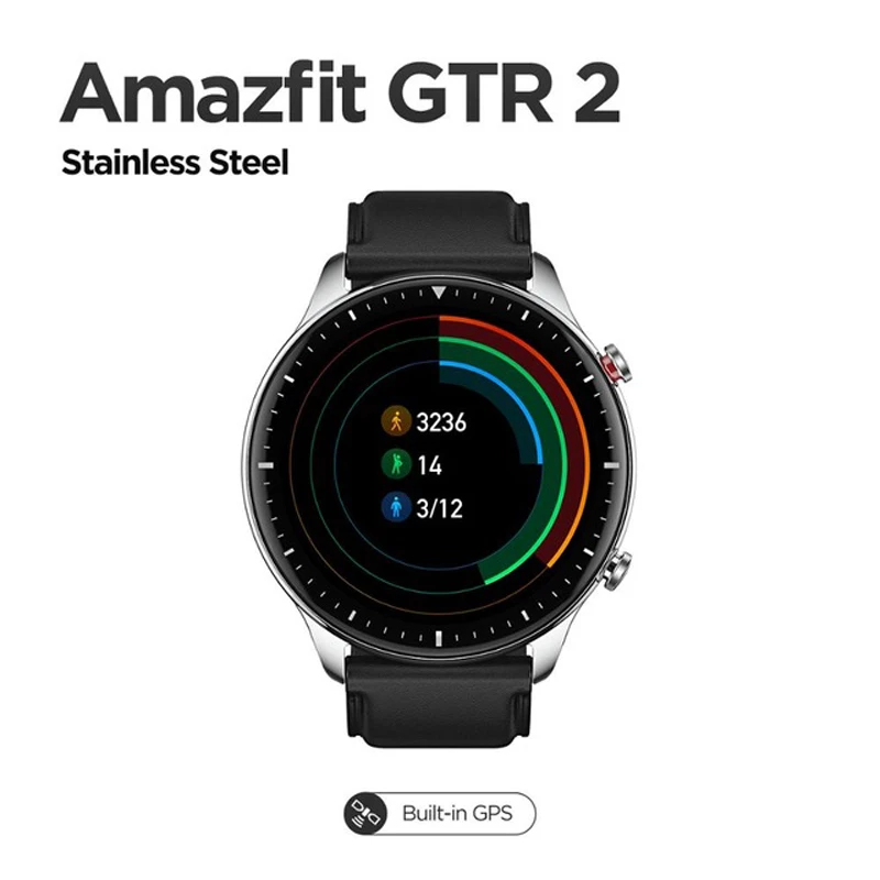 2021 Amazfit GTR 2 Smartwatch 14 Days Battery Life 5ATM Confident Time Control Sleep Monitoring Smart Watch On Android iOS Phone