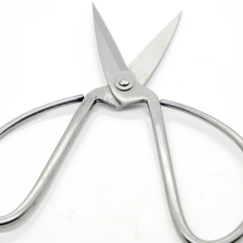 Chrome Plated Forged Carbon Steel Overall Length 192mm Traditional Bonsai Household Scissors Wangwuquan Silver Rivet NEW 4