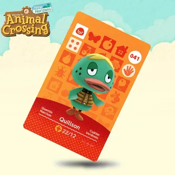

041 Quillson Animal Crossing Card Amiibo Cards Work for Switch NS 3DS Games