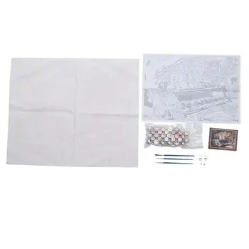 

DIY Oil Painting Paint By Number Kit Image Drawing On Canvas By Hand Coloring Arts Crafts & Sewing NEW Piano