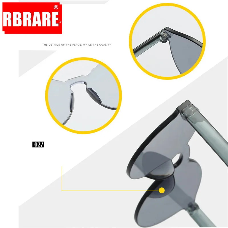 RBRARE, яркие цвета, прозрачные солнцезащитные очки для женщин, винтажные, цельные, солнцезащитные очки, модные, уличные, для покупок, Modis Oculos Feminino