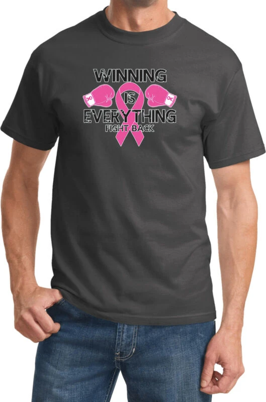 geniales para el cáncer mama, camiseta Winning is Everything|Camisetas| - AliExpress