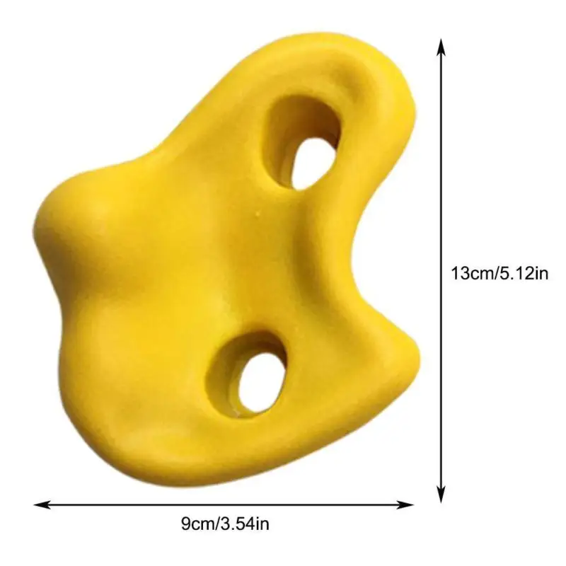 

Plastic Climbing Rock W/ Screws Set UV-resistant Lightweight SiliconeDurable