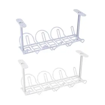 

Socket Storage Rack Plug Wire Organizer Holder Table Bottom Power Cable Shelf Strong Adhesive Hanging Basket Household Accessory