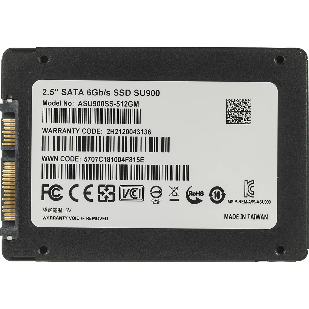 Накопитель SSD A-Data SATA III 512Gb ASU900SS-512GM-C SU900 2.5"