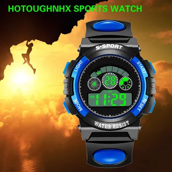 

Fashion Mens Digital LED Analog Quartz Alarm Date Sports Wrist Watch Relgio eletrnico esportivo спортивные часы relogio digital