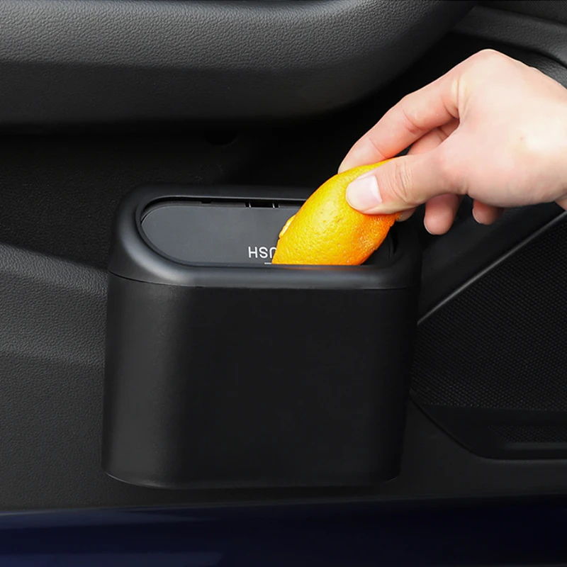 Car Trash Rubbish Can Garbage Collector Auto Door Seat Back Organizer Storage Box Holder Bin Paper Dustbin Bag Accessories | Автомобили и