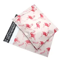 New Thicken Courier Bag Flamingo Clothing Bags Cartoon Anime Poly Mailers Self Seal Plastic Mailing Envelope Bag 10*14.5Inch 1