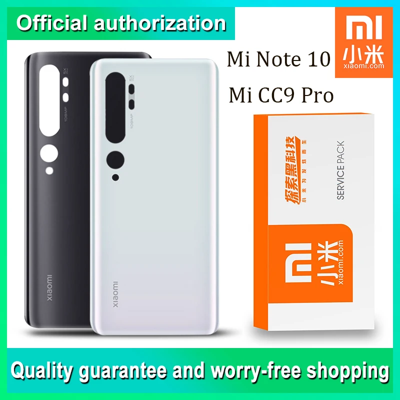 Оригинальный задний корпус Замена для Xiaomi Mi CC9 Pro Note 10 задняя крышка батарея