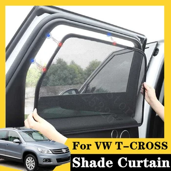 

For VW T-CROSS 2011-2016 1.8TSI automatic 5Pcs card type magnetic car curtain sun shade car window shade car styling