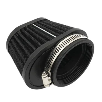 

1Pcs Universal Round Tapered Car Motorcycle Air Filter 51mm 2inch Intake Filter-Black