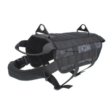 

Tactical Molle Dog Vest for Walking Hiking Hunting Tactics Military Training Harness for Service Dog