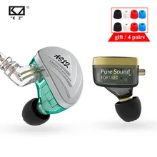KZ AS12 6BA In Ear Earphones HIFI Sport Monitor Headsets Noise Cancelling Earphone Earbud KZ ZSX AS16 AS10 AS06 ZS10 PRO C16 C12