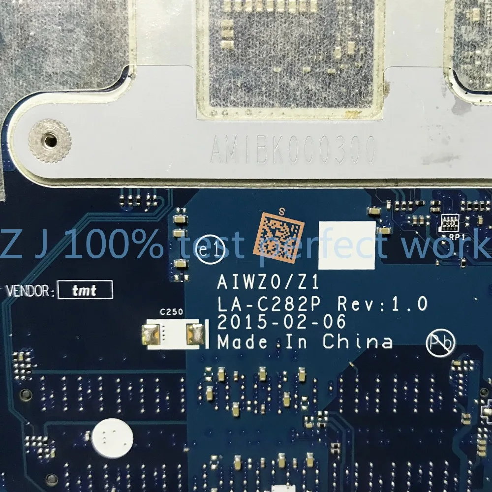FOR Lenovo Z51-70 Laptop Motherboard 5B20J23672 AIWZ0/Z1 LA-C282P With SR23W i7-5500U CPU R7 M360 4GB GPU DDR3L Tested