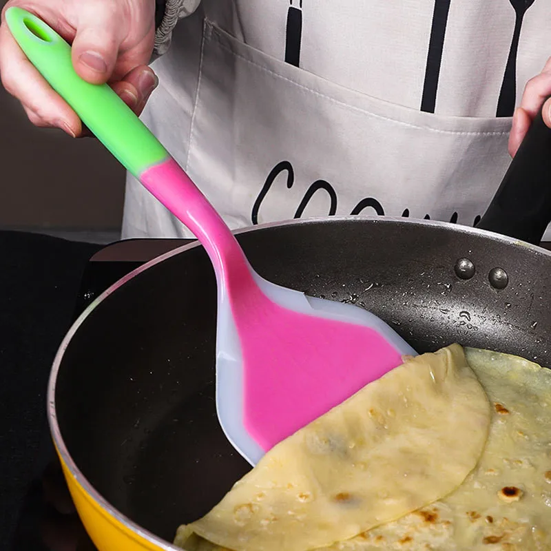 Non-Stick Silicone Spatula Home Kitchenware Cooking Utensils Beef Meat Cake Scraper Shovel Household Kitchen Accessories silicone spatula cake scraper baking tools steak spatula