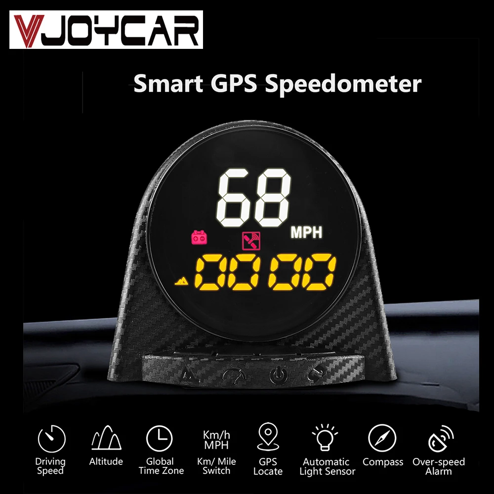 

New GPS HUD Head Up Display Car Speedometer Speed Meter Speedo KM/H Altitude Time Compass For van Truck Bus off road Vehicle SUV