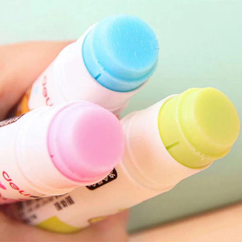 Cartoon Bear Solid Glue Cute Kawai School Glue Stick For Kids Decoration Scrapbooking Photo Album Stationery Office Supplies