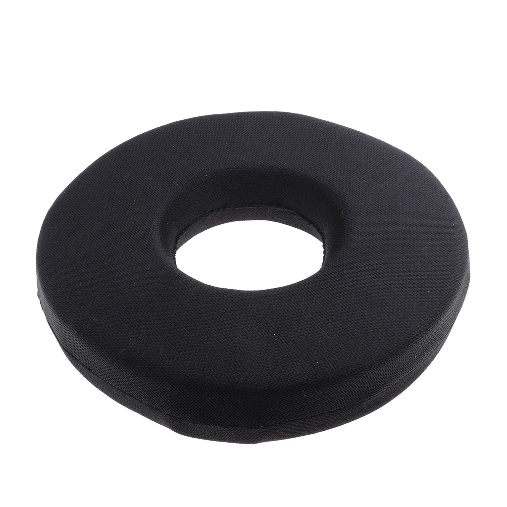 Black Travel Office Home Seat Chair Orthopedic Hemorrhoid Coccyx Tailbone Cushion Pad + U Shaped Gel Memory Foam Cool Pillow