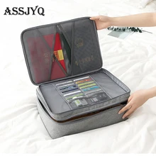 Мужская водонепроницаемая дорожная Паспортная коробка Docu Мужская t Органайзер Кошелек для хранения паспорта коробка чехлы для Сумка для документов коробка для хранения