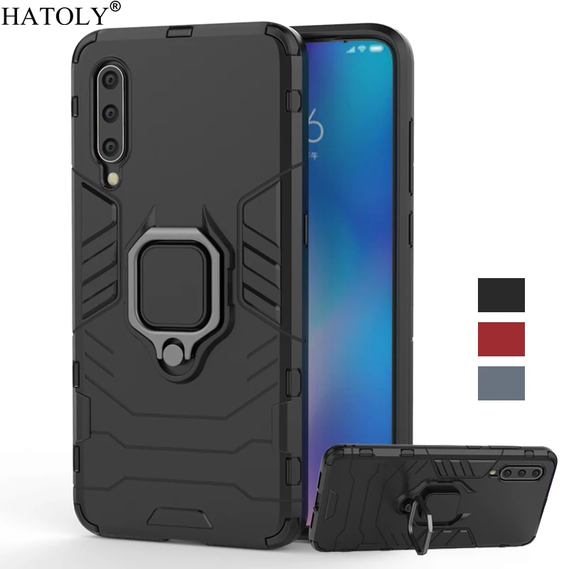 Xiaomi mi 9 чехол крышка для A1 A2 Max 2 3 SE армированный жесткий бампер крепление в виде