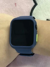 Caja de reloj para Apple Watch 6 5 4 SE 44mm 40mm silicona deporte protector de TPU cubierta protectora ver Shell para iWatch 3 2 1 42mm 38mm