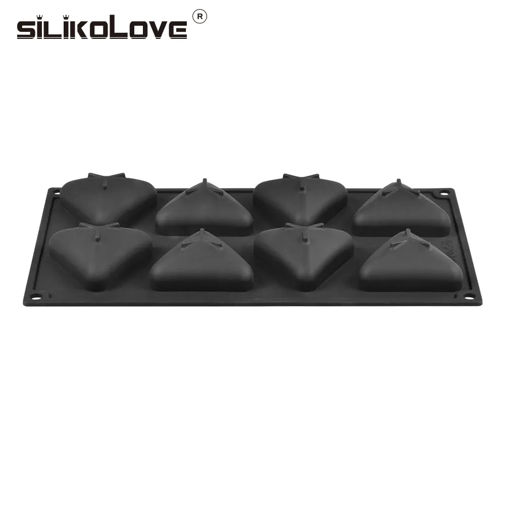 SILIKOLOVE 8 силиконовые полости торт форма для выпечки инструменты для украшения мусс форма для десерта желе формы