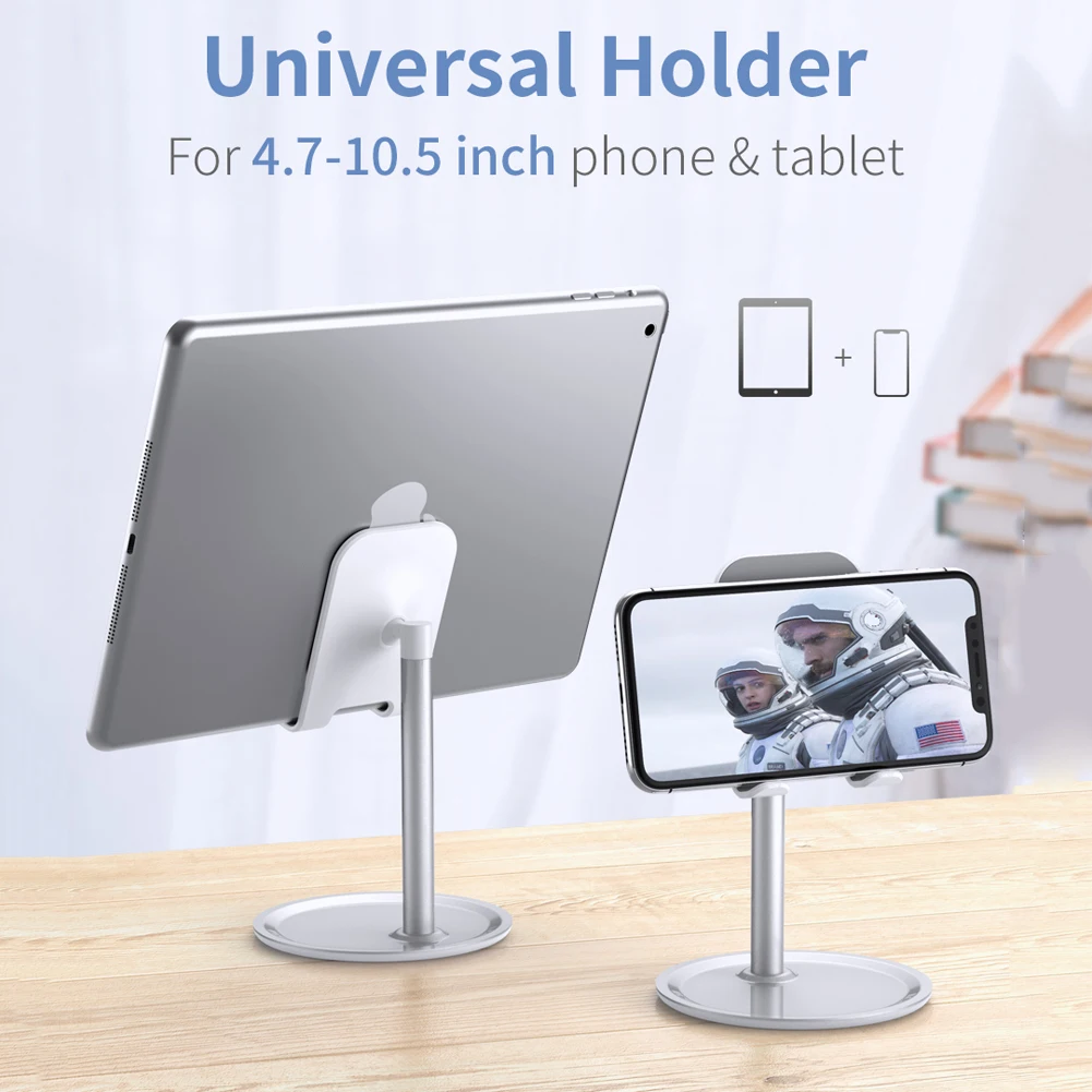

Universal Tablet Phone Holder Desk For iPhone 11 Pro Max Desktop Tablet Stand For Cell Phone Table Holder Phone Stand Mount