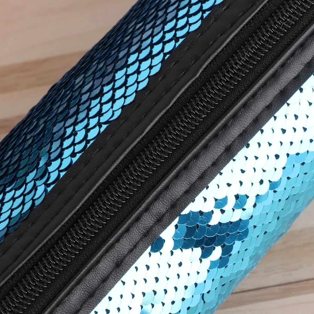 Реверсивный блесток Hairball Pencilcase для девочек канцелярские товары милые школьные принадлежности