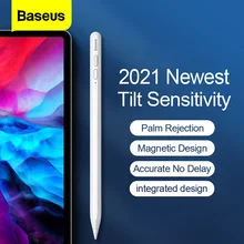 Baseus Capacitive Stylus Pen For Apple iPad Pencil Mobile Phone Stylus Touch Pads Magnetic Pen For iPad Pro 2021 Air 4 Pen Tip