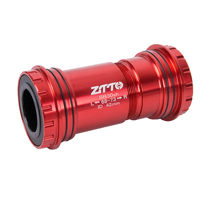 1pc ZTTO BB30sh BB30 Bicycle Screw In Bottom Bracket MTB Bike 24mm Diameter Crankset High Strength Alloy