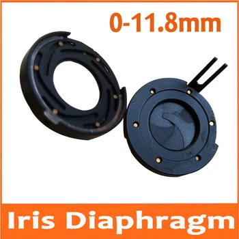 

0-11.8mm Amplifying Diameter Metal Zoom Optical Iris Diaphragm Aperture Condenser for Digital Camera Microscope Adapter