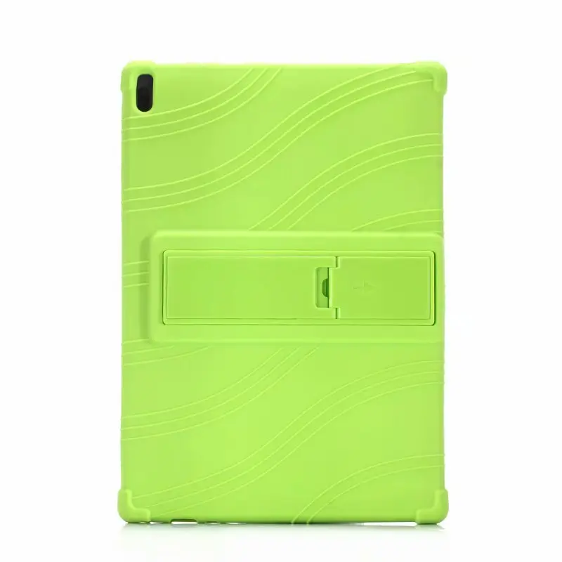 Силиконовый чехол для lenovo Tab E10 10,1 Tablet Cover Funda TB-X104F TB X104F TB-X104L Мягкий складной чехол для защиты всего тела - Цвет: Green