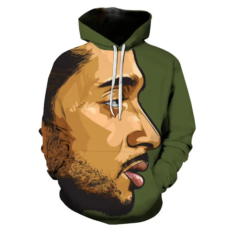 

Nipsey Hussle, a new 2019 hooded sweatshirt with a large street top, spring hooded, men's and women's hooded, pullover sport sui