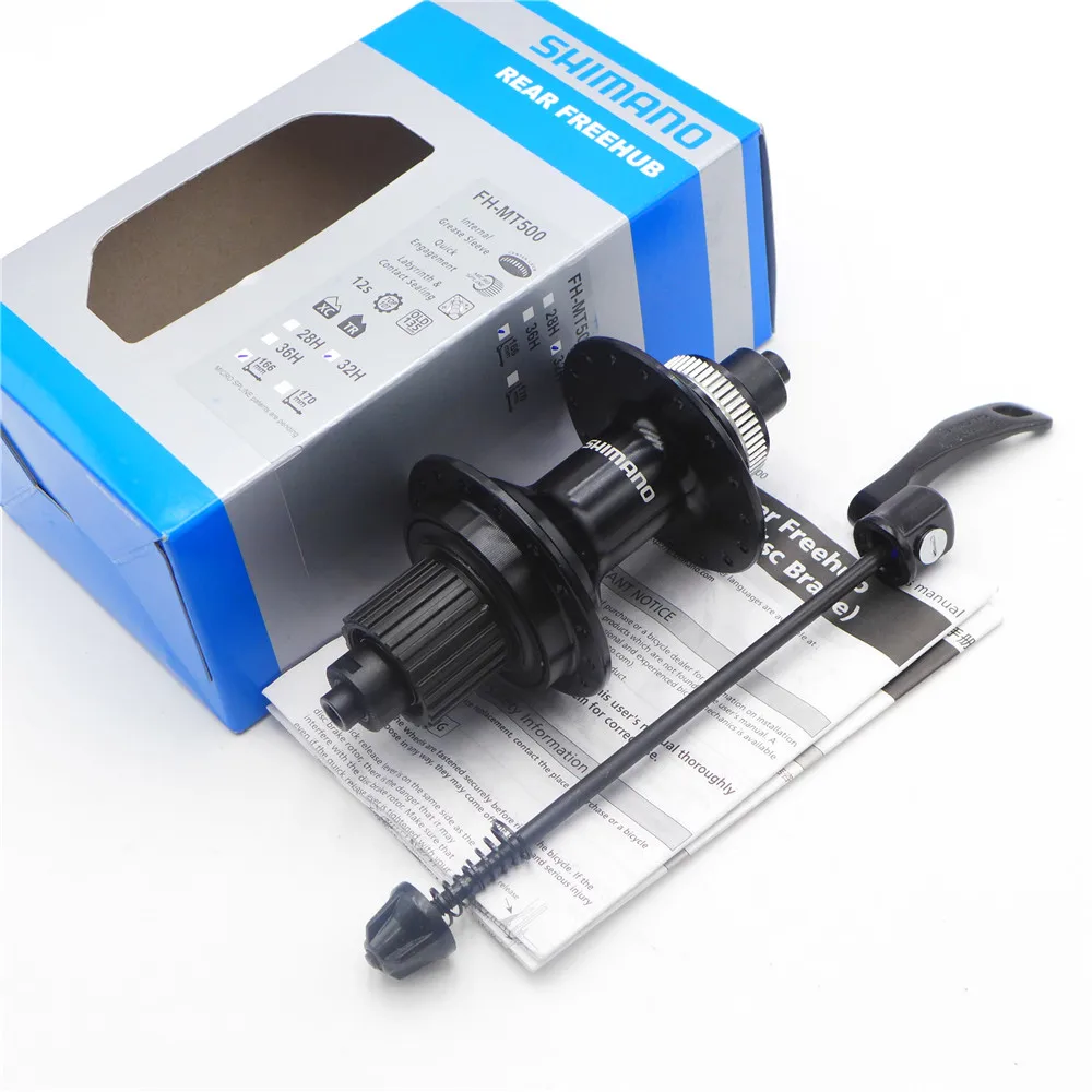 SHIMANO FH MT500 горный велосипед 12 скорость Micro шлицевой сзади трещотки MTB 32 отверстия