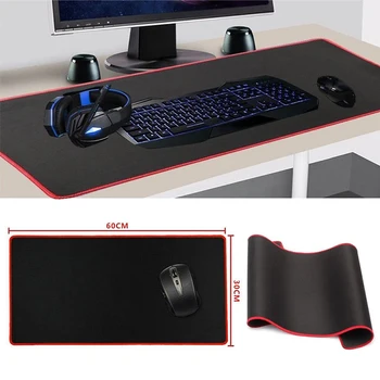 

60x30cm Large Gaming Mouse Pad Gamer Solid Color Locking Edge Keyboard Mouse Mat Gaming Grande Desk Mousepad For Game