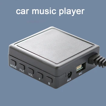 

Hot 12V Modulator Replacement Accessories Adapter U Disk Auto Audio Bluetooth 5.0 Media AUX Line Car MP3 Player For Peugeot 307