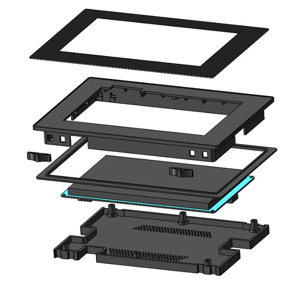 7," Nextion Enhanced HMI lcd дисплей емкостный сенсорный ж/чехол для Raspberry Pi
