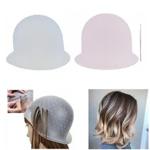 1PC Professional Reusable Hair Coloring Bleaching Caps with Hook Salon Home Tools